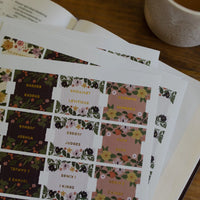 Magnolia Floral Bible Tabs