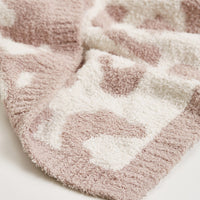Leopard Plush Throw Blanket