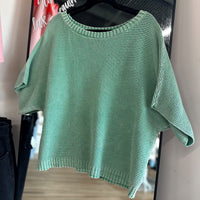 Claire Washed Knit Top