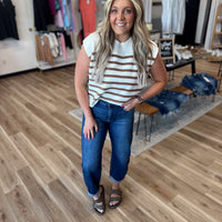 Serena Striped Sweater Vest