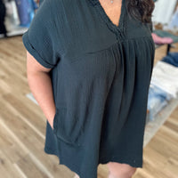 Curvy Elise Gauze Dress