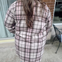 Curvy Piper Pink Shacket