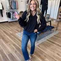 Kassi Relaxed Ribbed Hoodie