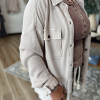 Kamdynn Waffle Knit Shacket