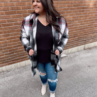 Curvy Stevie Two Tone Shacket