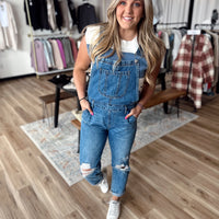 On The Go Denim Overalls