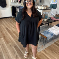 Curvy Elise Gauze Dress