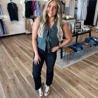 Addi Front Tie Sweater Vest