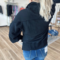 Brinley Black Half Zip