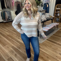 Ryleigh Striped Knit Sweater