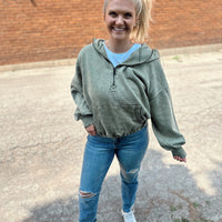 Leo Quarter Zip Hoodie