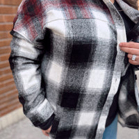 Curvy Stevie Two Tone Shacket