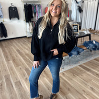 Brinley Black Half Zip