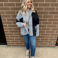 Vintage Sweater Pocket Shacket