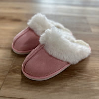 Faux Fur Suede Slippers