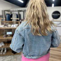 Avery Cropped Denim Jacket