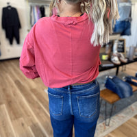 Taylor Oversized Crop Tee