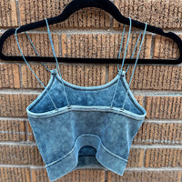 Ribbed Double Strap Brami