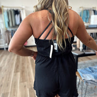 Hallie Halter Ruffled Romper