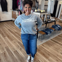 Acid Wash Football Long Sleeve