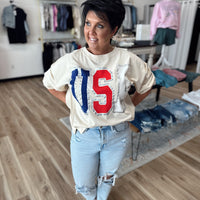 USA Short Sleeve Top