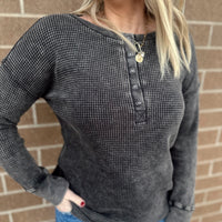 Brooke Waffle Knit Top