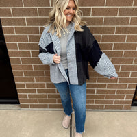 Vintage Sweater Pocket Shacket