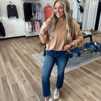 Benny Mineral Wash Oversized Long Sleeve