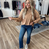 Benny Mineral Wash Oversized Long Sleeve