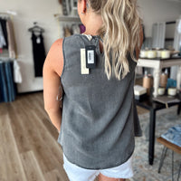 Toni Black Denim Tank