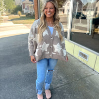 Patched Star Cardigan