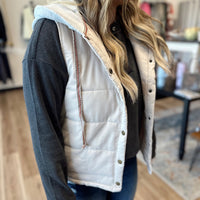Caroline Hooded Puffer Vest