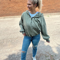 Leo Quarter Zip Hoodie