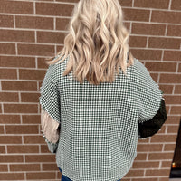 Vintage Sweater Pocket Shacket