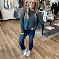 Hollynn Wide Neck Drop Shoulder Sweater