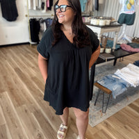 Curvy Elise Gauze Dress