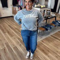 Acid Wash Football Long Sleeve