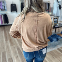 Benny Mineral Wash Oversized Long Sleeve