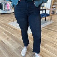 Regan High Rise Black Denim