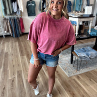 Haven Mid Rise Denim Shorts +