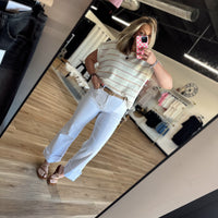 Bex Textured Stripe Knit Top