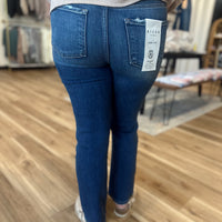 Bostyn High Rise Crop Straight Jean