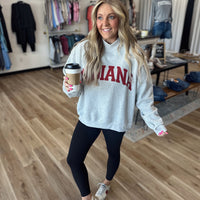 Indiana Mock Neck Reversible Sweatshirt
