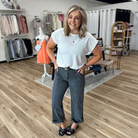 Missy Denim Straight Leg Pants