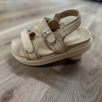 Raffia Wedge Sandals