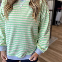 Monroe Striped Crewneck