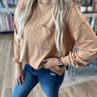 Benny Mineral Wash Oversized Long Sleeve