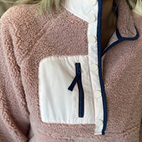 Ryan Fleece Colorblock Pullover