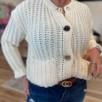 Breia Chunky Knit Cardigan
