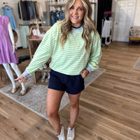 Monroe Striped Crewneck